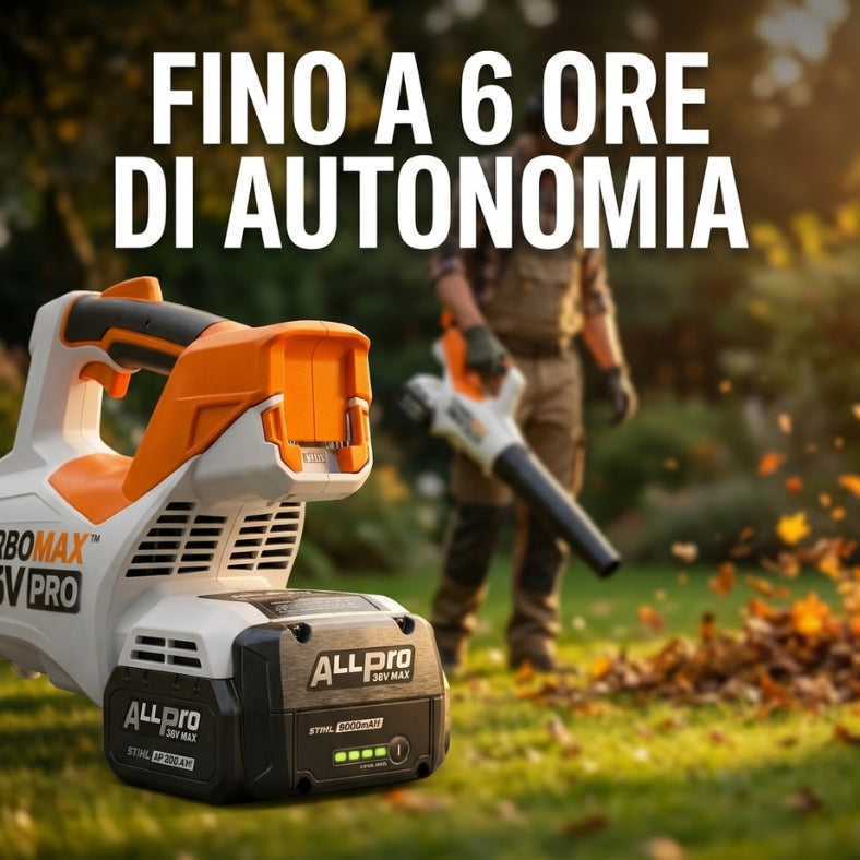 NUOVO SOFFIATORE TURBO MAX STILH ARANCIONE ok