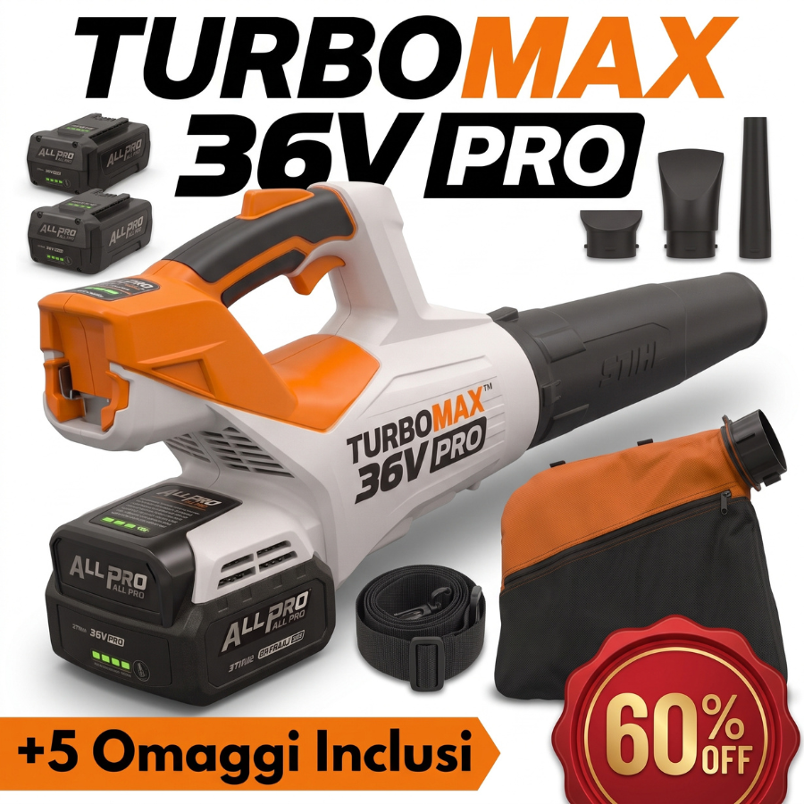 NUOVO SOFFIATORE TURBO MAX STILH ARANCIONE ok